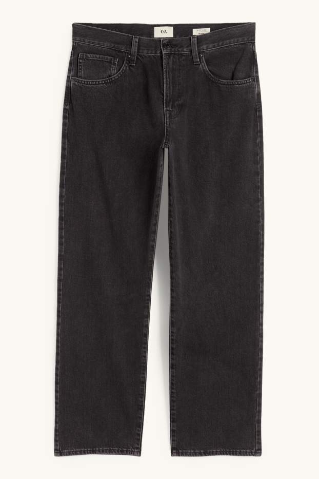 Men - Relaxed jeans - denim-dark gray