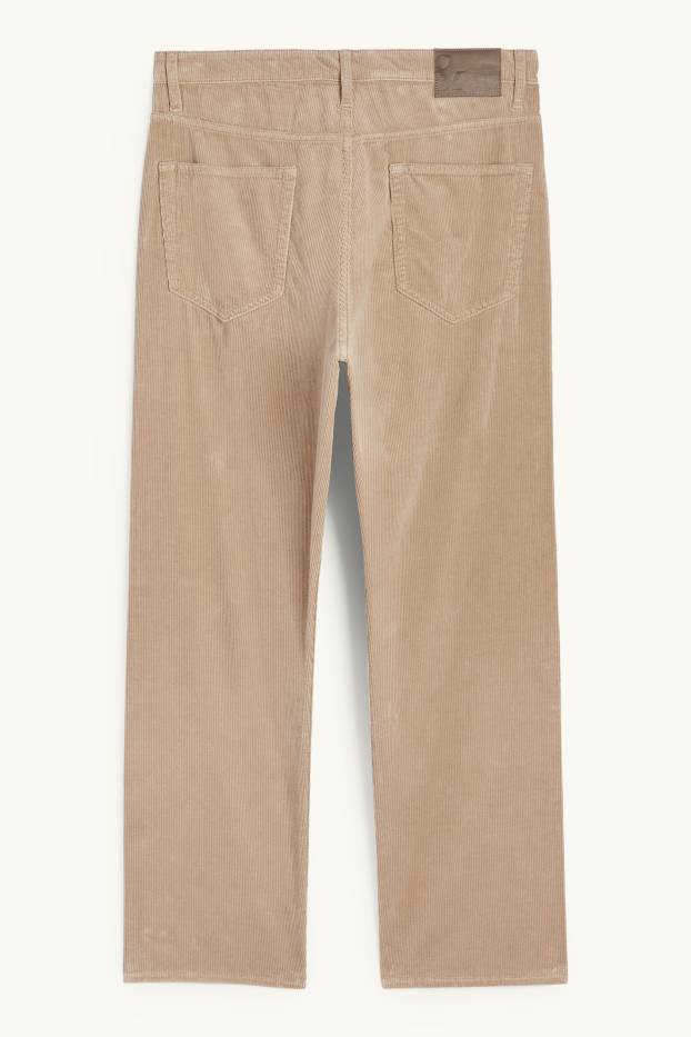 Herren - Cordhose - Relaxed Fit - taupe