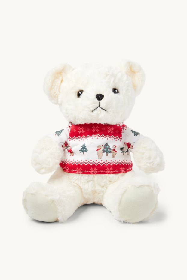 Dona - Mini Me - ós polar - animal de peluix - blanc