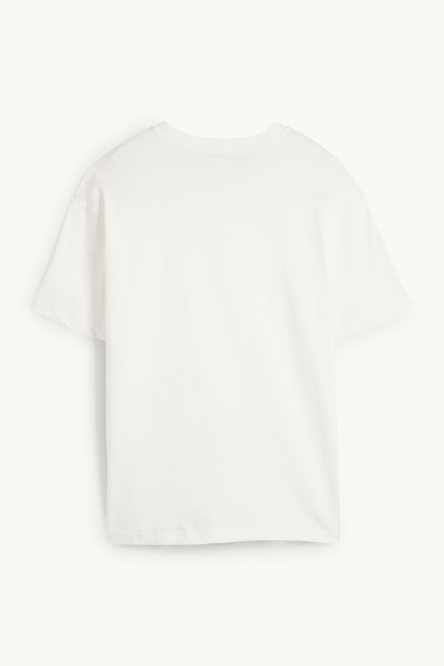 Femmes - T-shirt - Oversize - blanc