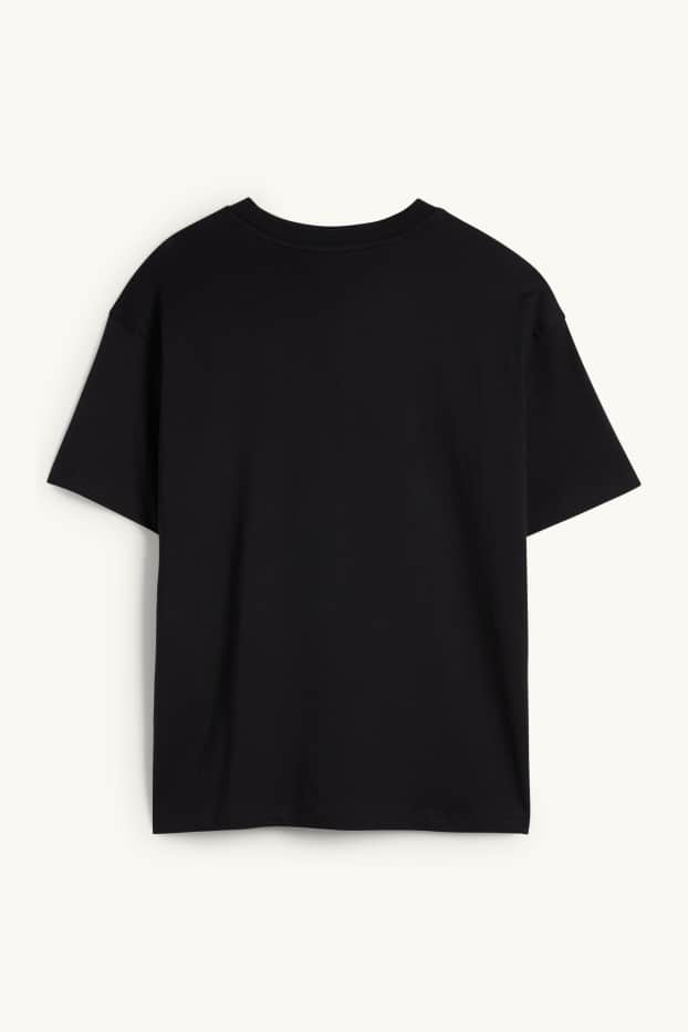 Femmes - T-shirt - Oversize - noir