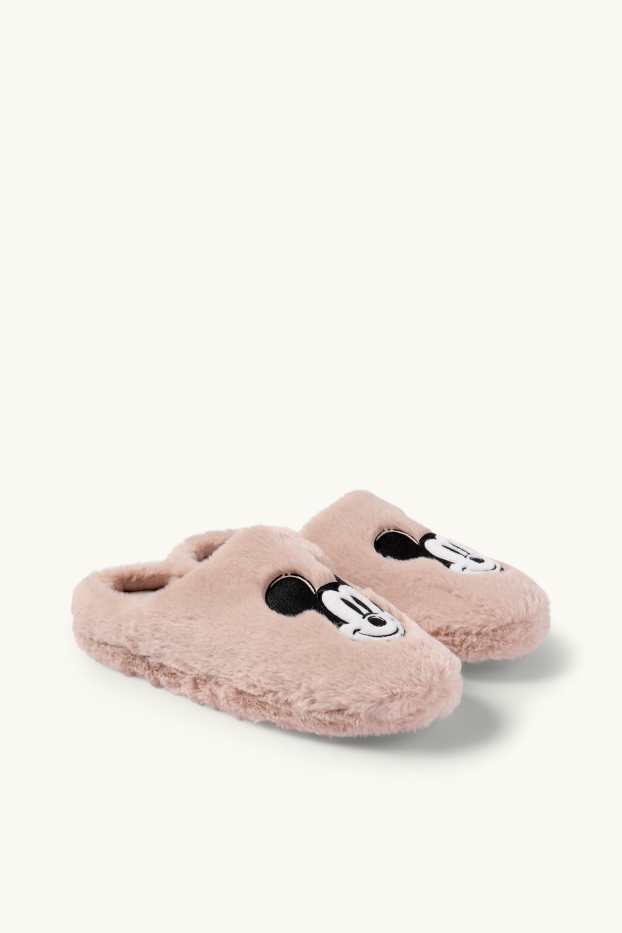 Donna - Pantofole - Topolino - rosa