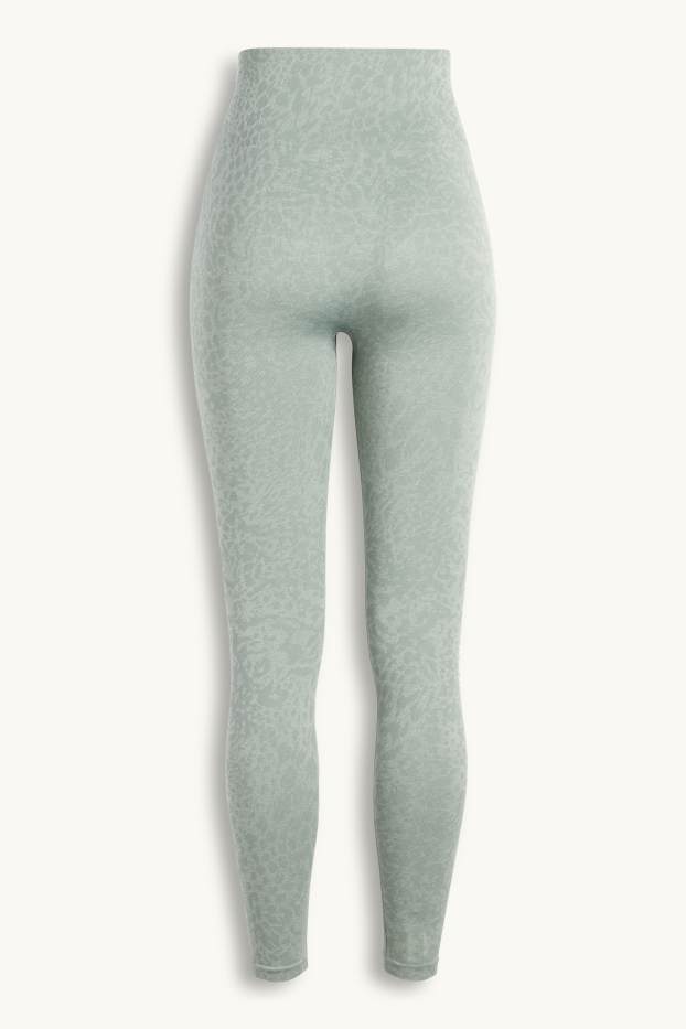 Dona - Leggings tècnics - estampat - verd menta