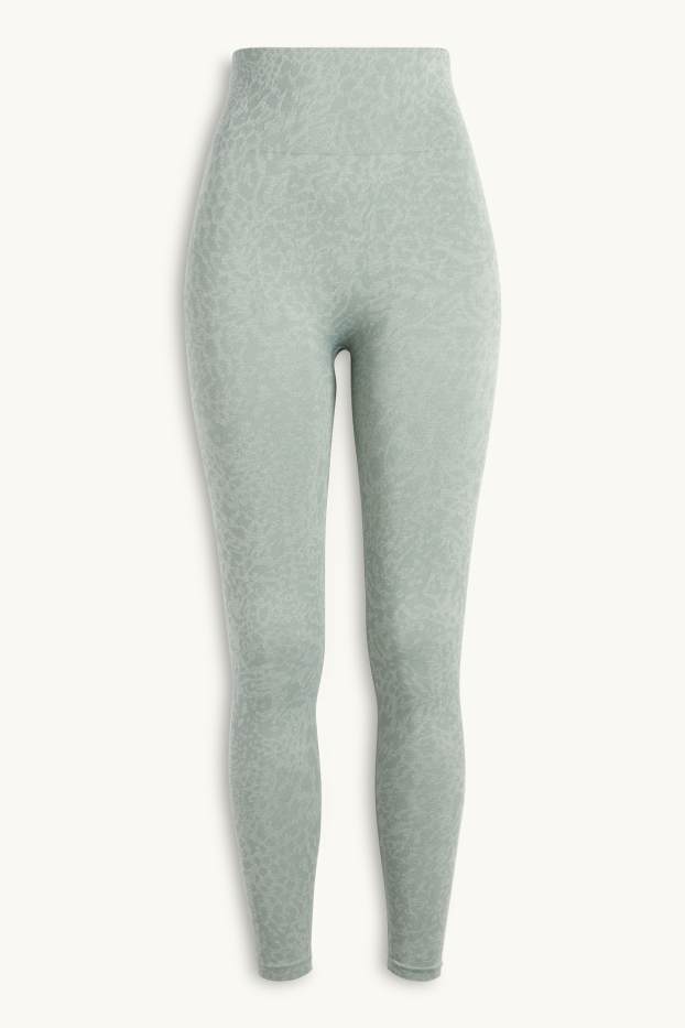 Dona - Leggings tècnics - estampat - verd menta