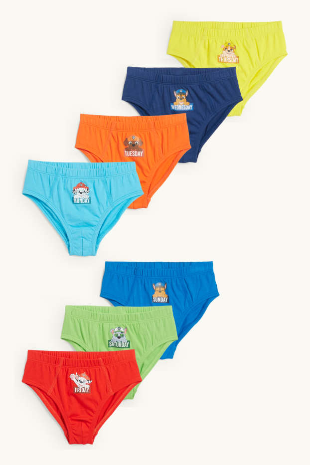 Bambini - Confezione da 7 - PAW Patrol - Chase, Marshall, Rubble - slip - blu