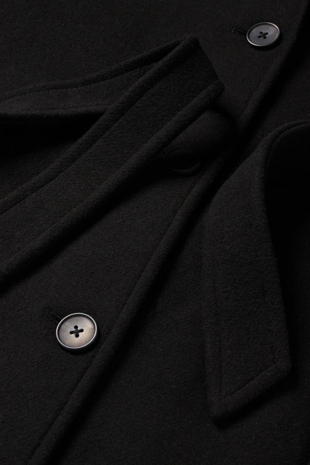 Dames - Mantel - zwart