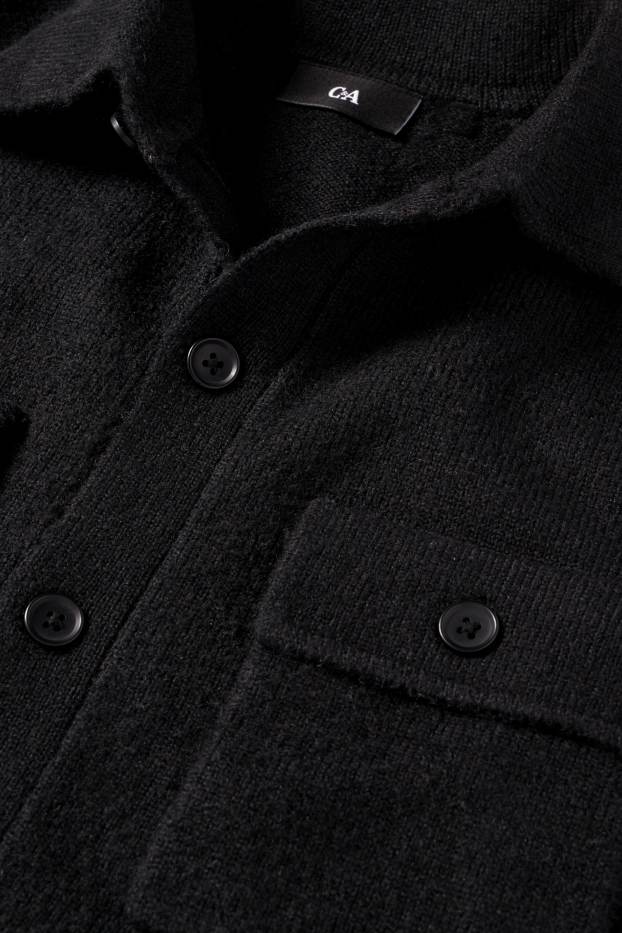Men - Cardigan - black