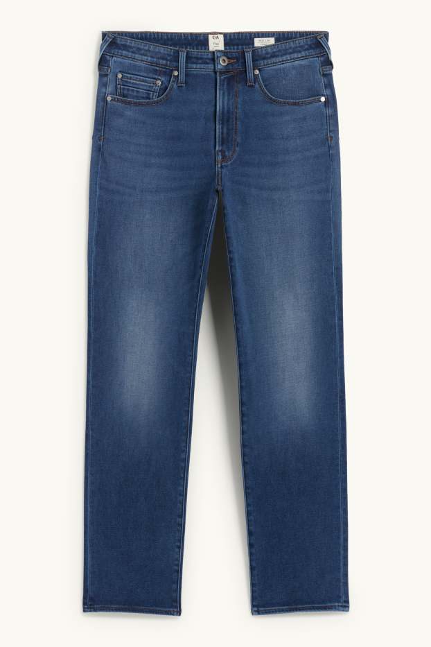 Herren - Straight Jeans - Thermojeans - LYCRA® - jeansblau