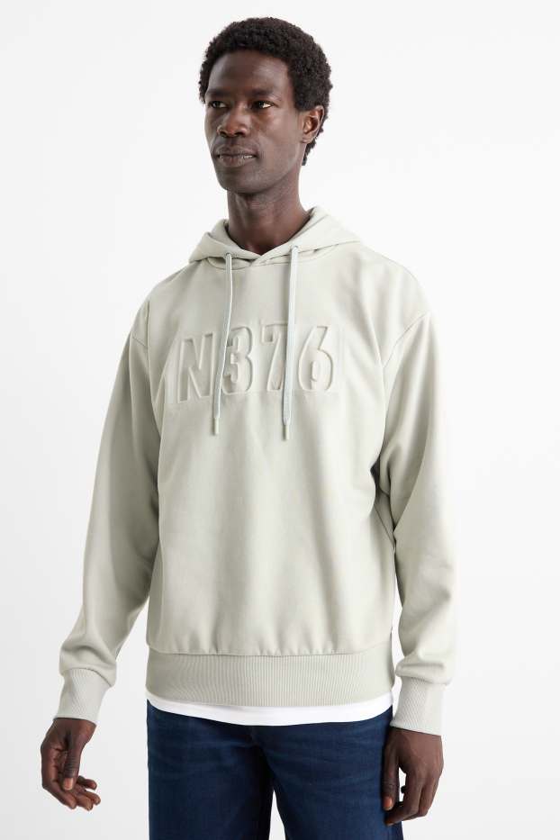 Men - Hoodie - light gray