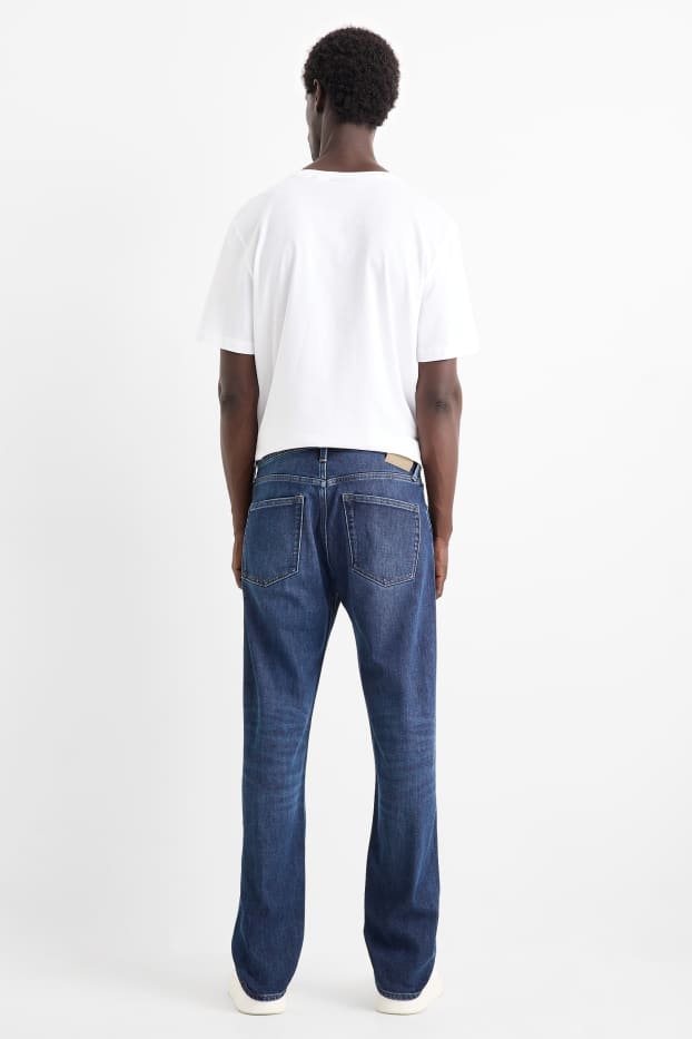 Herren - Regular Jeans mit Knopfleiste - Thermojeans - LYCRA® - jeansblau