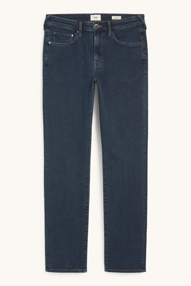 Men - Straight jeans - LYCRA® - denim-dark blue