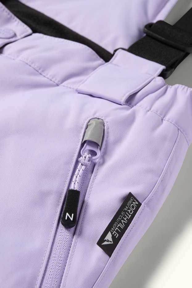 Kinderen: meisjes - Skibroek - waterdicht - lichtpaars