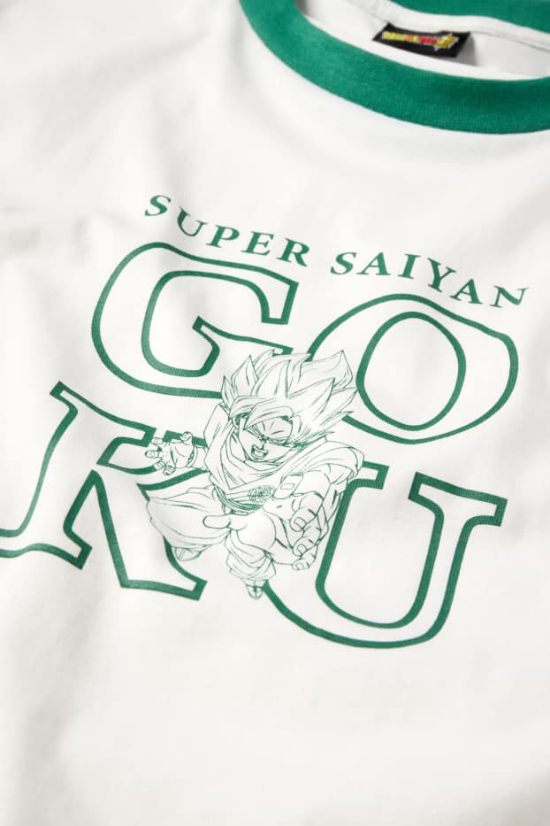Hommes - T-shirt - oversize - Dragon Ball Z - blanc