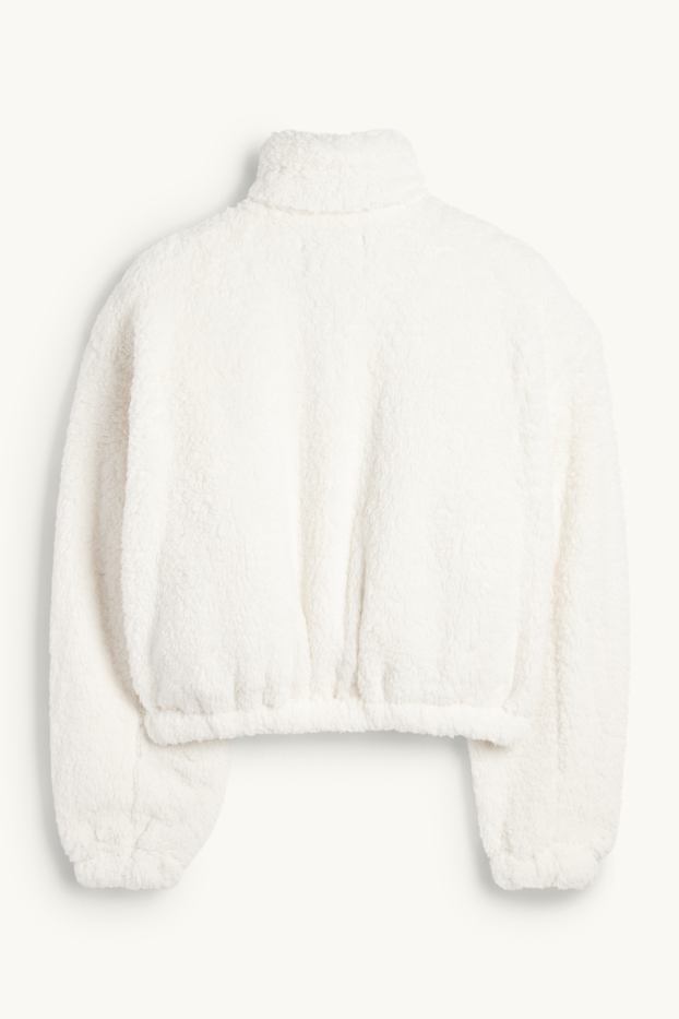 Femmes - Veste en peluche - blanc