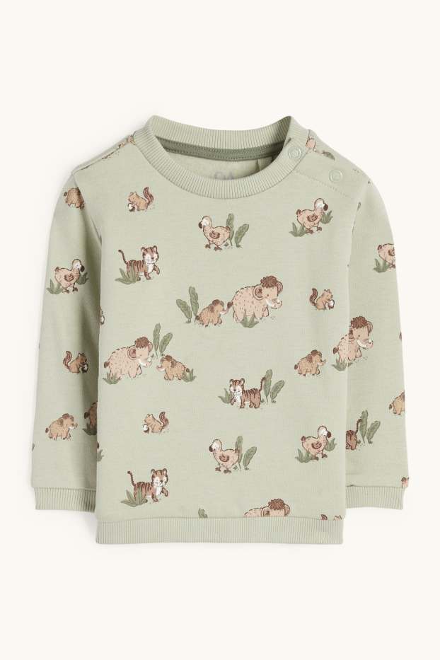 Baby Boys - Prehistoric animals - baby outfit - 2 piece - light green