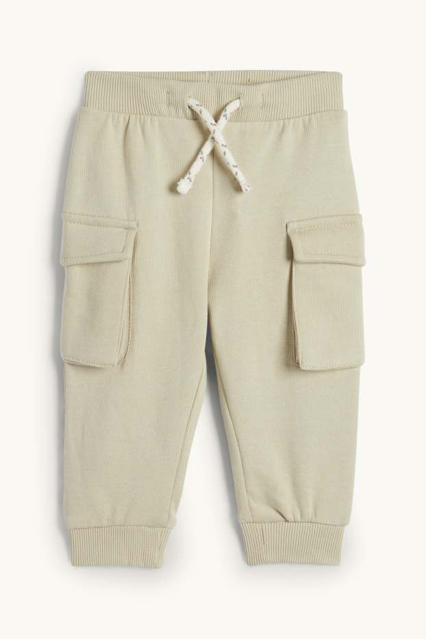 Baby Boys - Baby cargo joggers - light green