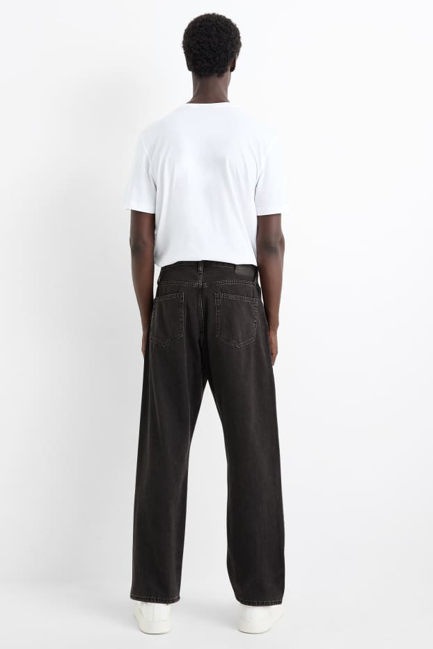 Men - Relaxed jeans - denim-dark gray