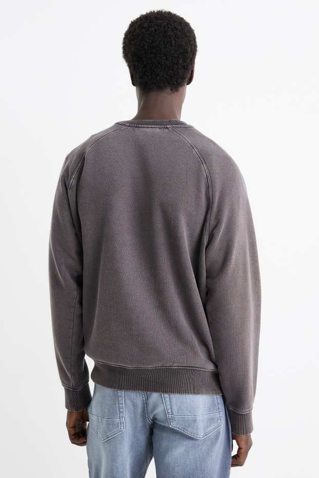 Bărbați - Bluză de molton - gri închis