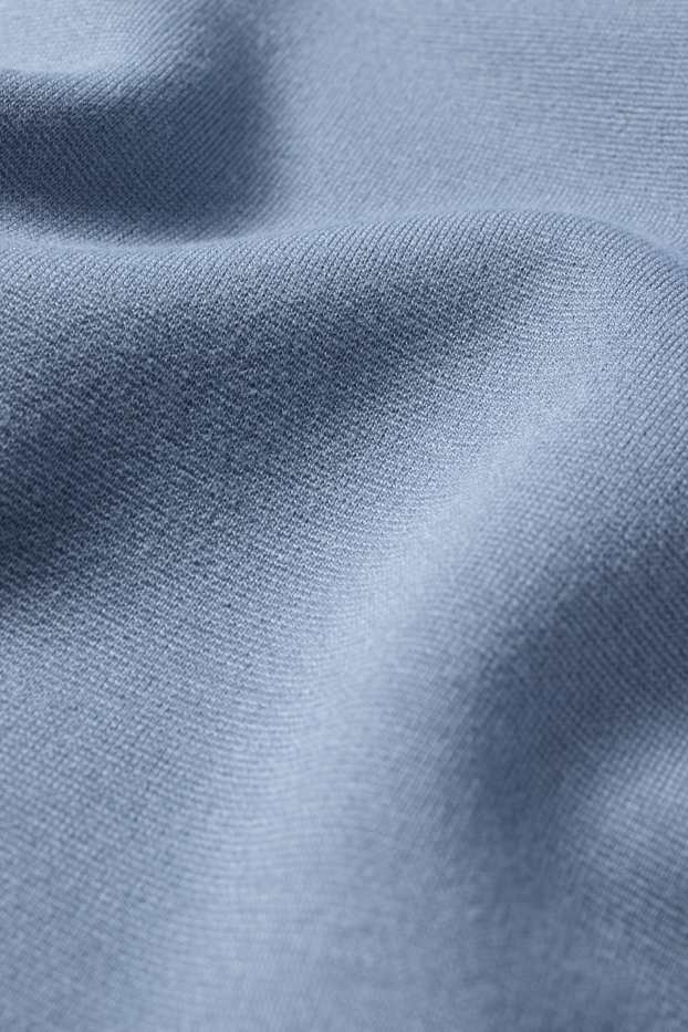 Dames - Korte longsleeve - blauw