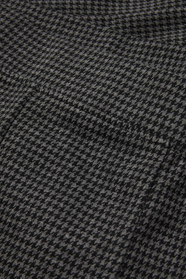 Dames - Legging - geruit - donkergrijs