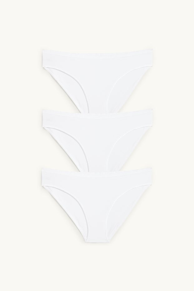 Dona - Paquet de 3 - calces - blanc