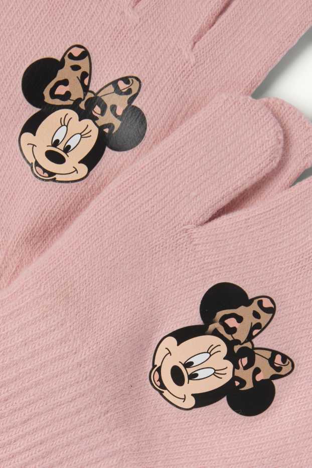 Enfants filles - Minnie Mouse - gants - rose