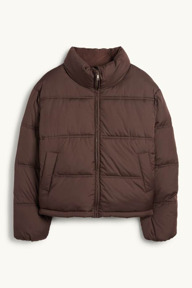 Mujer - Chaqueta acolchada - marrón oscuro