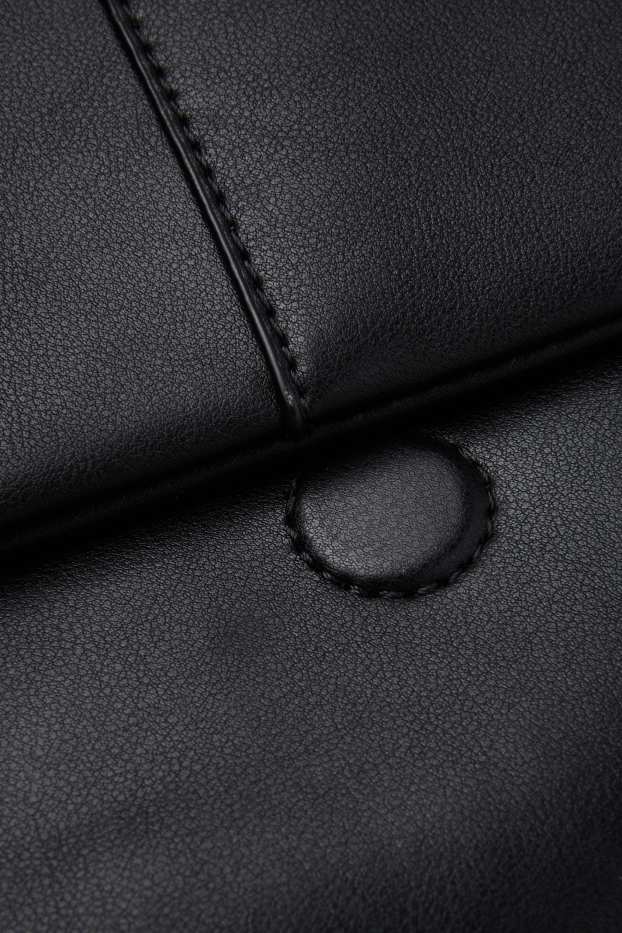 Donna - Borsa a tracolla - similpelle - nero