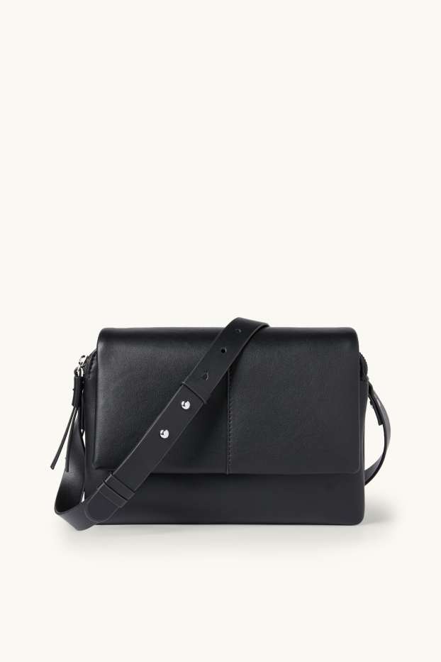 Donna - Borsa a tracolla - similpelle - nero