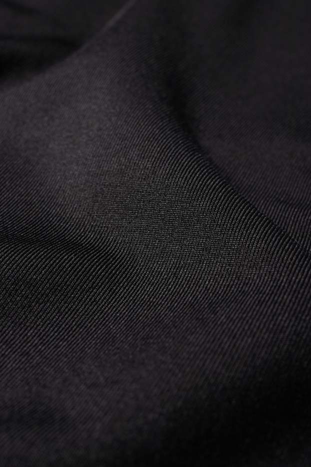 Damen - Thermo-Langarmshirt - Regular Fit - schwarz