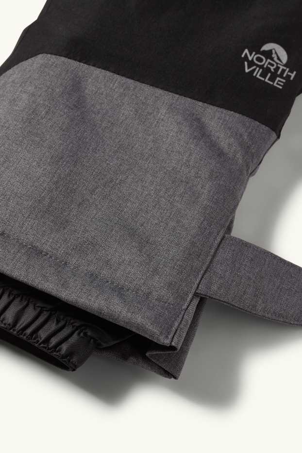 Kinder Jungen - Skihose - wasserdicht - dunkelgrau