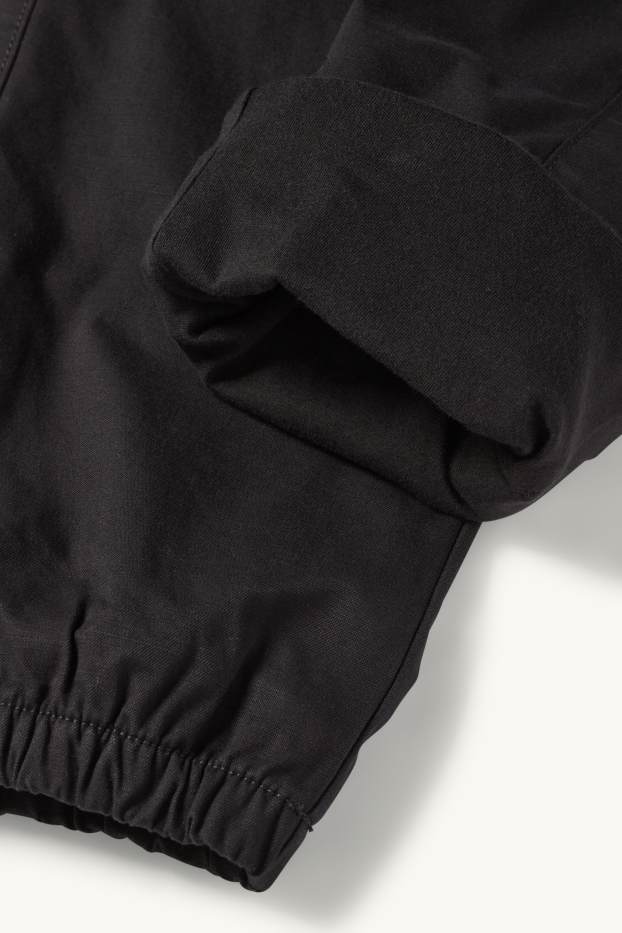 Children Boys - Thermal cargo trousers - black