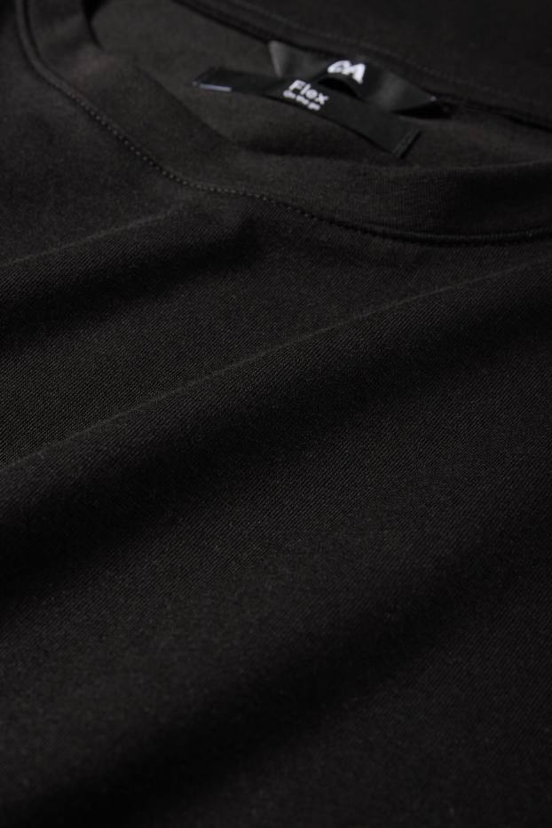 Uomo - T-shirt - slim fit - Flex - nero