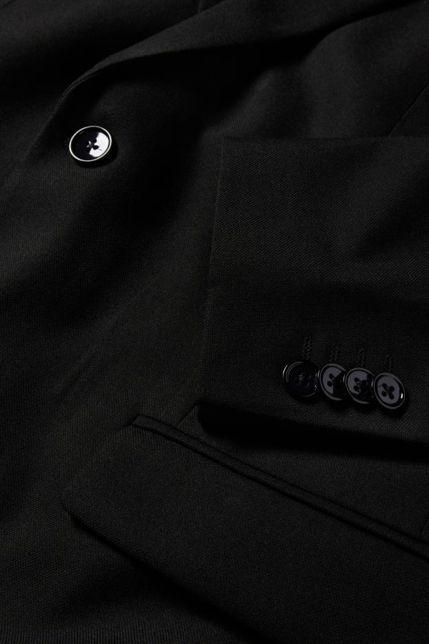 Herren - Baukasten-Sakko - Regular Fit - schwarz