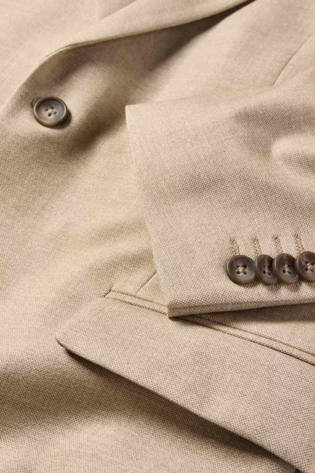 Herren - Baukasten-Sakko - Regular Fit - hellbeige