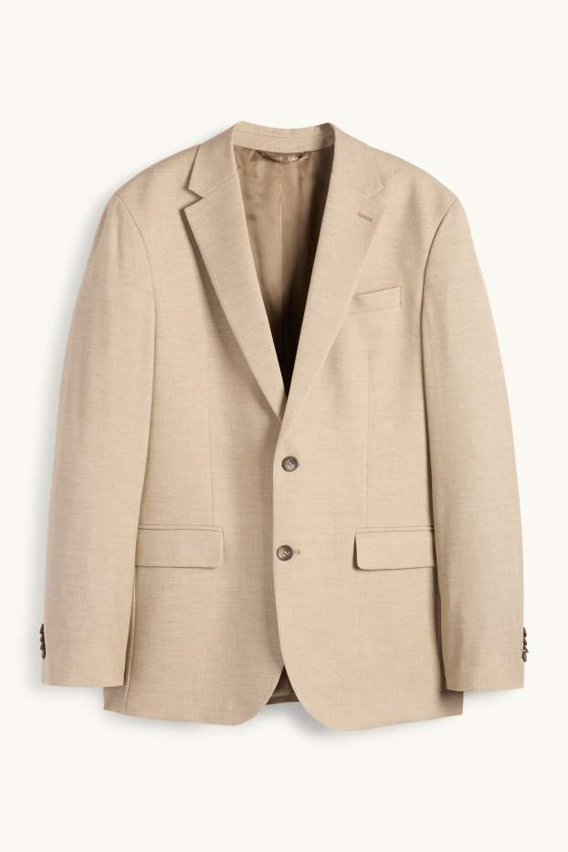 Herren - Baukasten-Sakko - Regular Fit - hellbeige