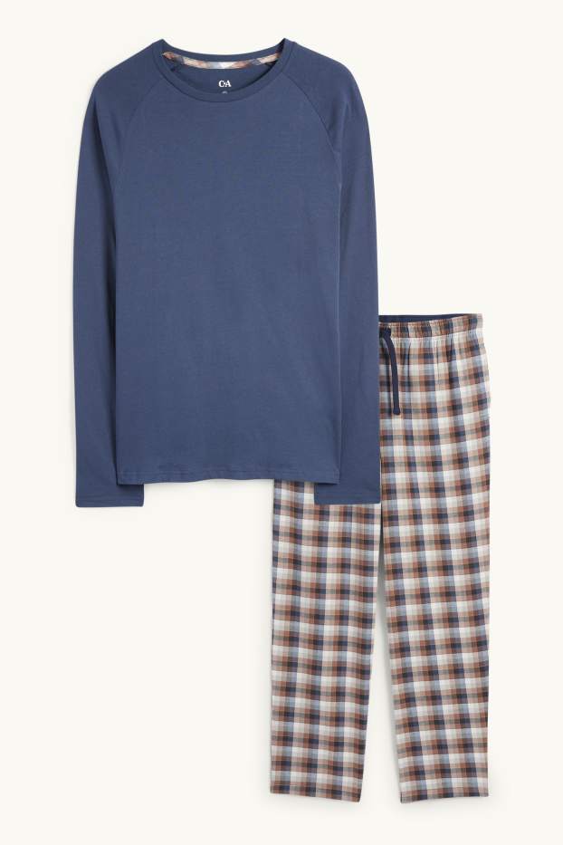 Herren - Pyjama - dunkelblau