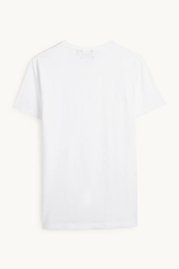 Hommes - T-shirt - slim fit - Flex - blanc