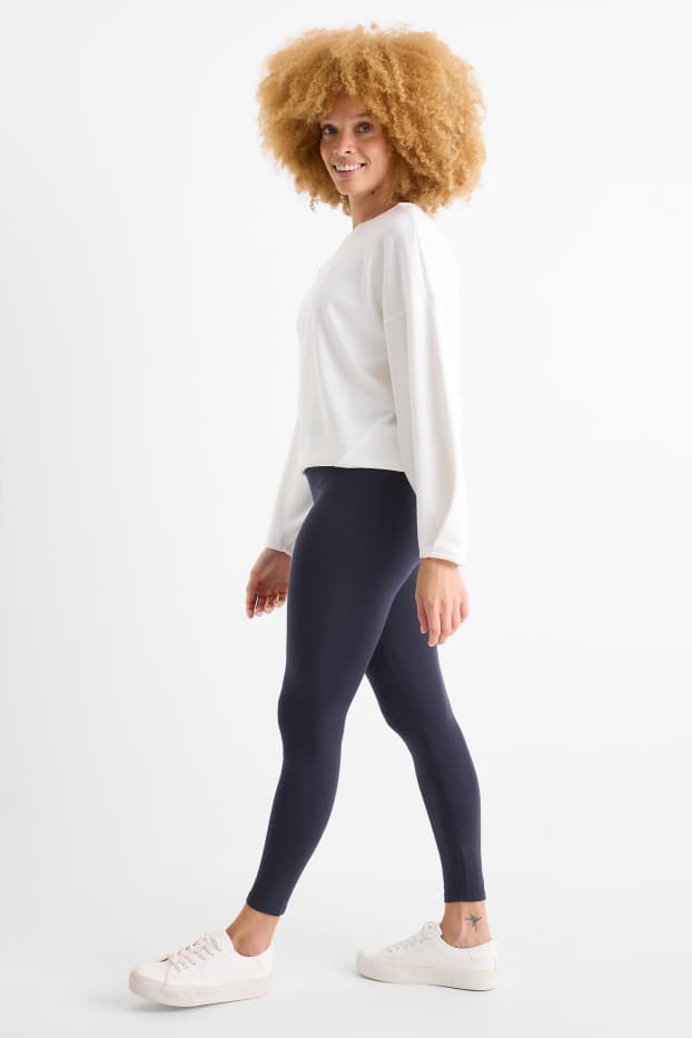 Donna - Confezione da 2 - leggings  - blu scuro