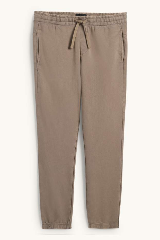 Men - Joggers - taupe