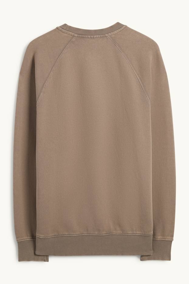 Bărbați - Bluză de molton - taupe