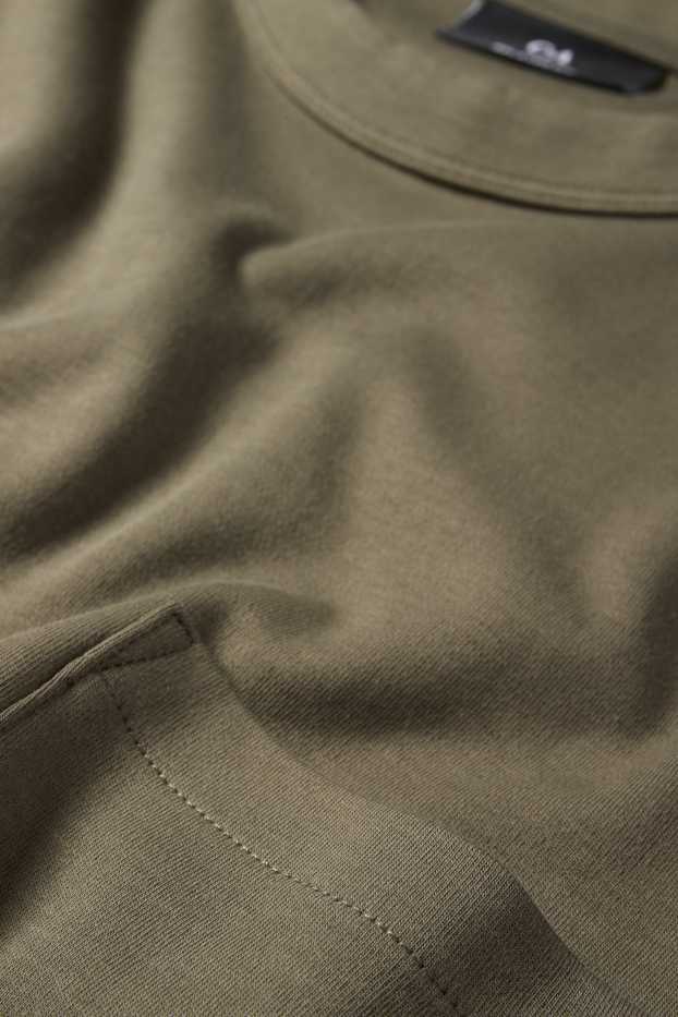 Heren - Longsleeve - kaki