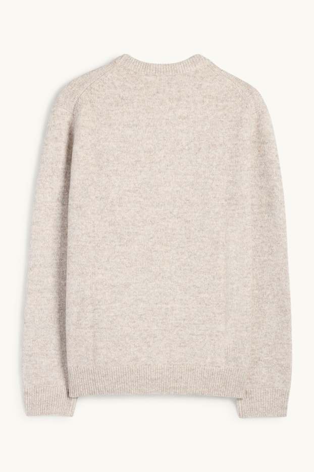 Hommes - Pull - gris clair chiné