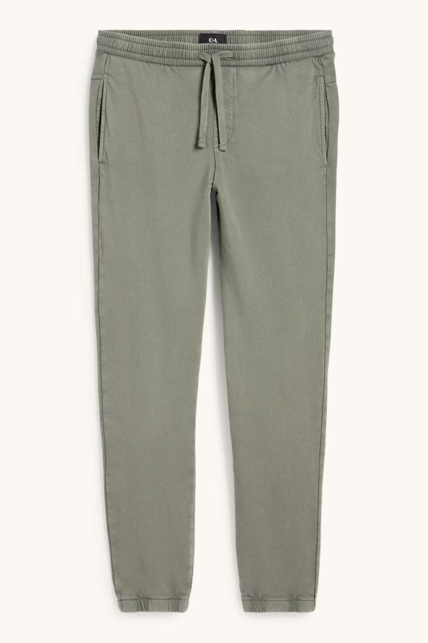 Men - Joggers - khaki