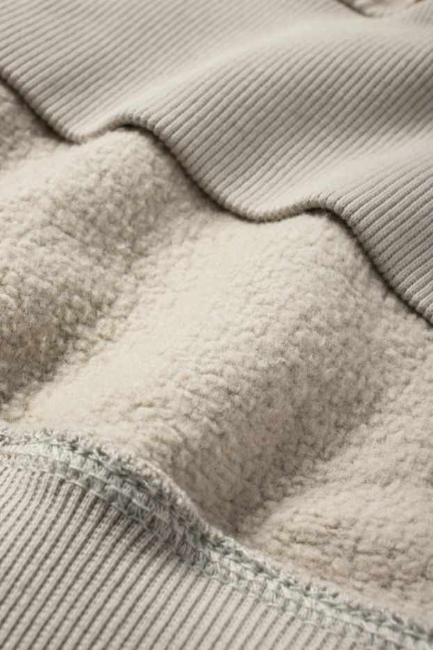 Bărbați - Bluză de molton - bej