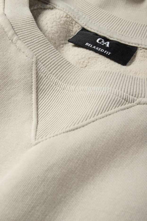 Bărbați - Bluză de molton - bej