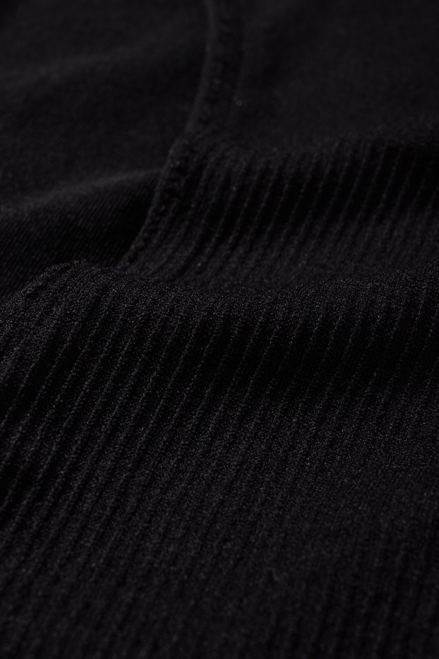 Donna - Confezione da 3 - slip - senza cuciture - nero