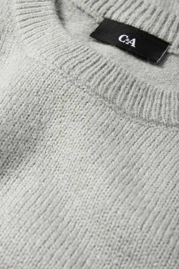 Hommes - Pull - gris clair