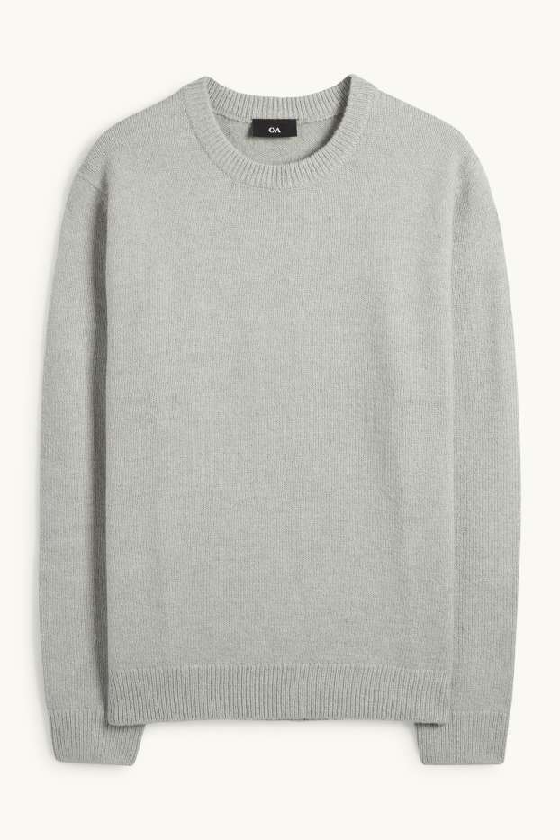 Hommes - Pull - gris clair