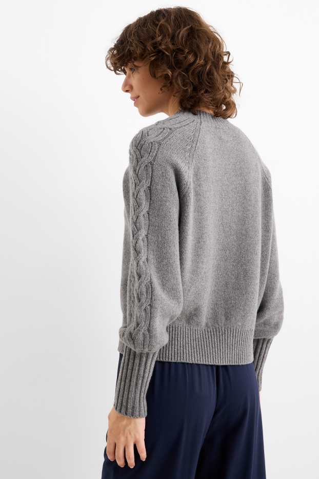 Dona - Jersei de caixmir - gris